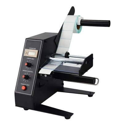 Automatisk etikettdispensermaskin